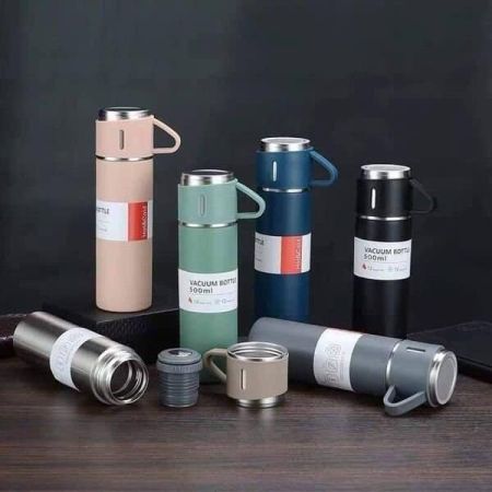 Set bình giữ nhiệt 500ml và 2 ly