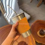Ly giữ nhiệt inox bọc da Gucgres Ly giữ nhiệt inox bọc da Gucgres