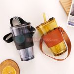 Ly thủy tinh bọc da 450ml có quai Gorgous Ly thủy tinh bọc da 450ml có quai Gorgous