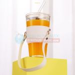 Ly thủy tinh bọc da 450ml có quai Gorgous Ly thủy tinh bọc da 450ml có quai Gorgous