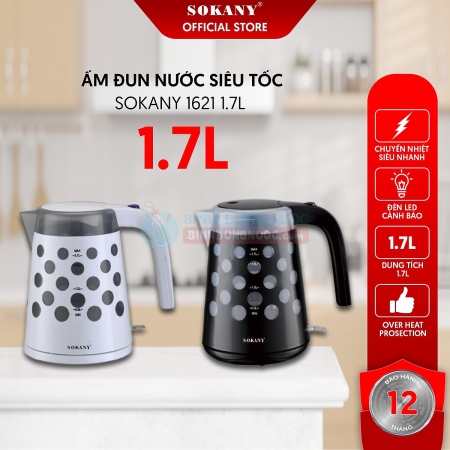 Ấm đun nước siêu tốc Sokany