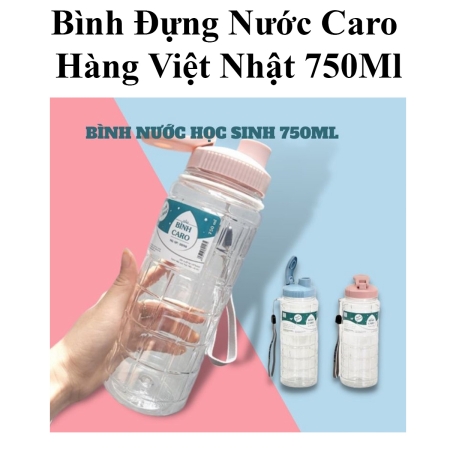 Bình đựng nước caro Việt Nhật 750 ml