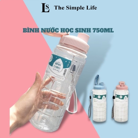 Bình đựng nước caro Việt Nhật 750 ml